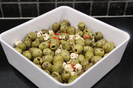 olives et fromage