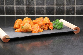 Dinde en sauce orientale