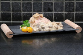 kalkoenpavé in saus